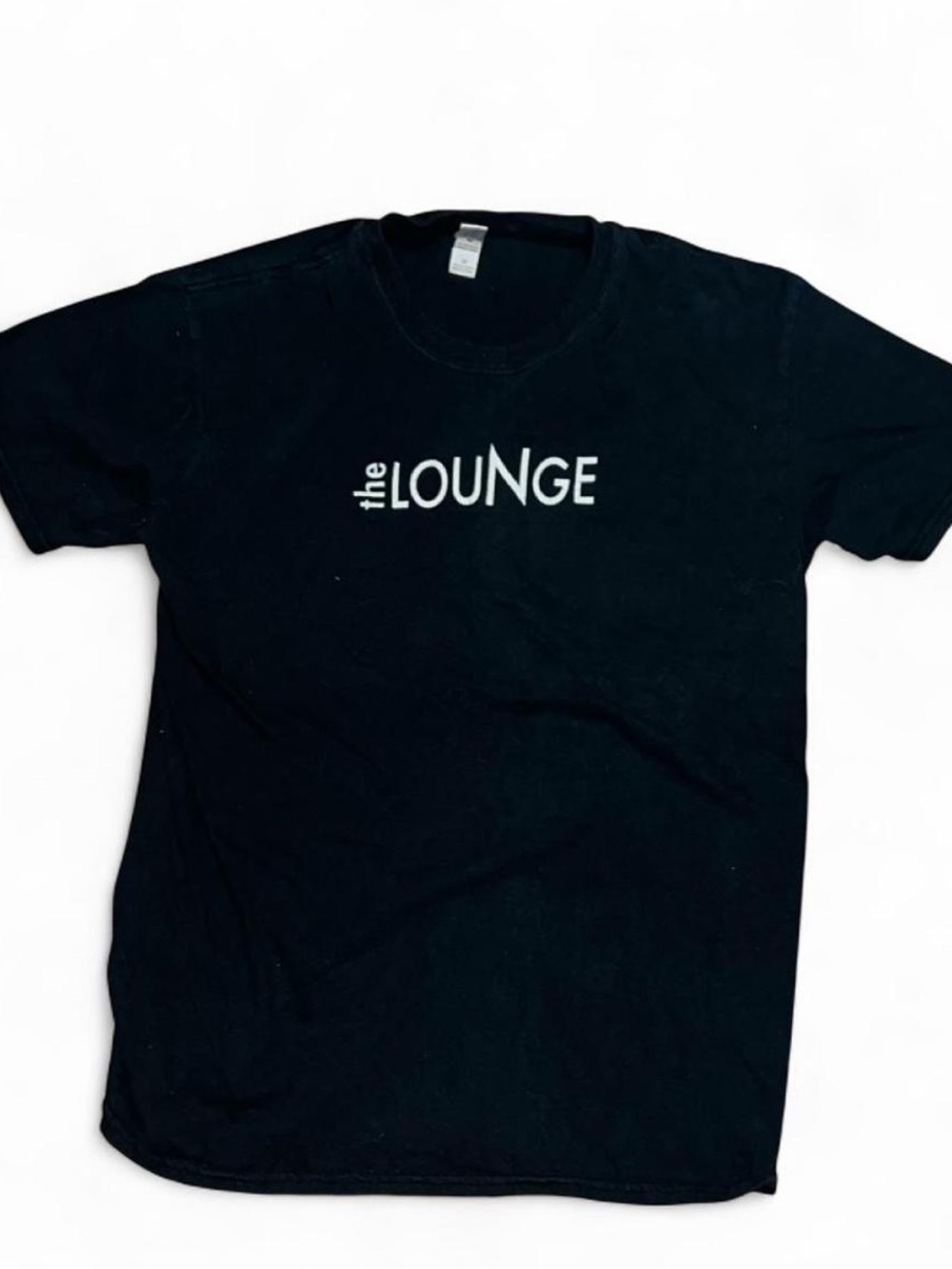 Y2K The Lounge Black Graphic Tee size M